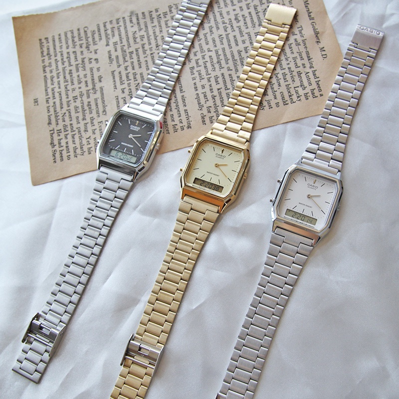 Promotion Cassio Watch - Retro AQ230 Unisex Men's and Women's Edition