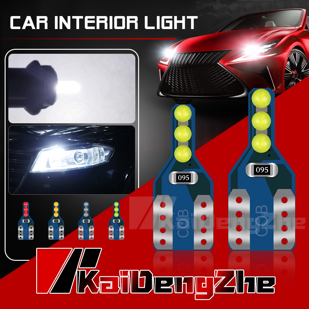 1 Cái T10 LED W5W Siêu Sáng Canbus 6-SMD COB Đèn Đỗ Xe Ô Tô 501 2825 Tự Động Nêm Rẽ Bên Bóng Đèn Nội Thất Ô Tô