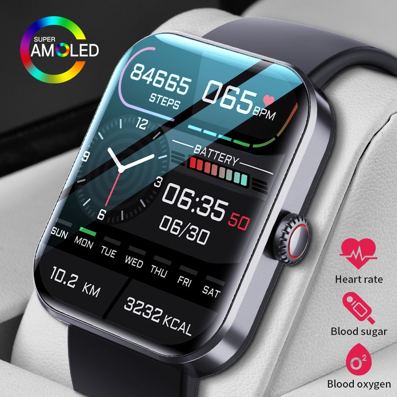 FILIEKEU smart watch for men blood sugar blood pressure monitoring watches waterproof sports fitness