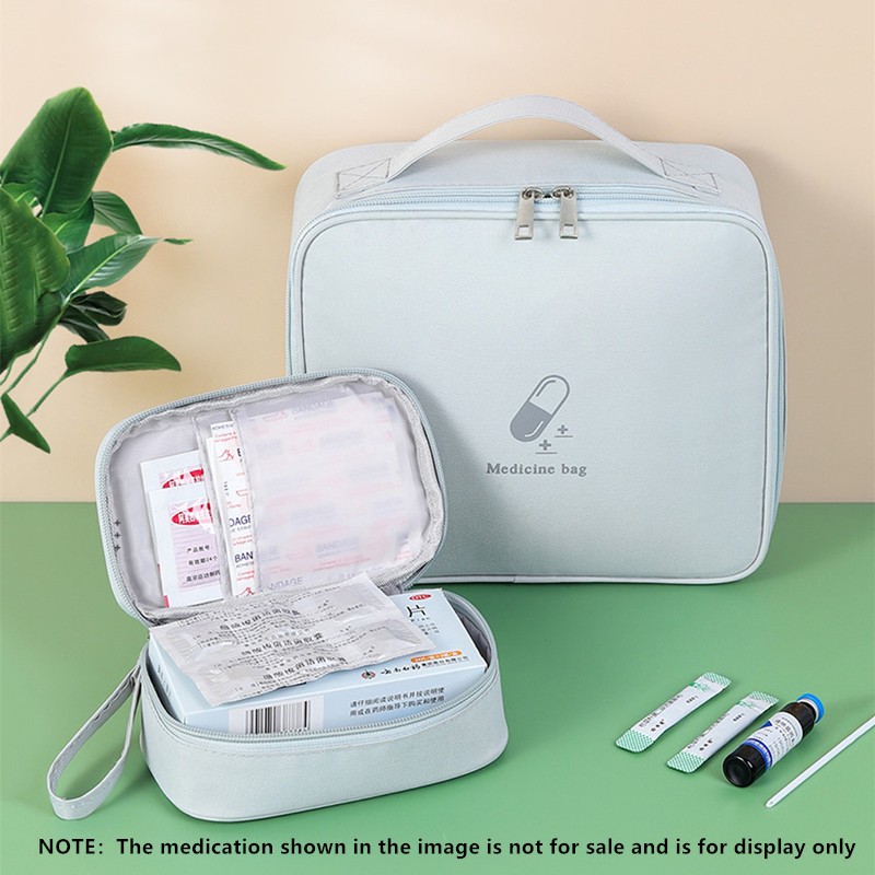 Portable Medicine Storage Bag Travel Box Home First Aid Kit Survival Bags Large Capacity Car Camping