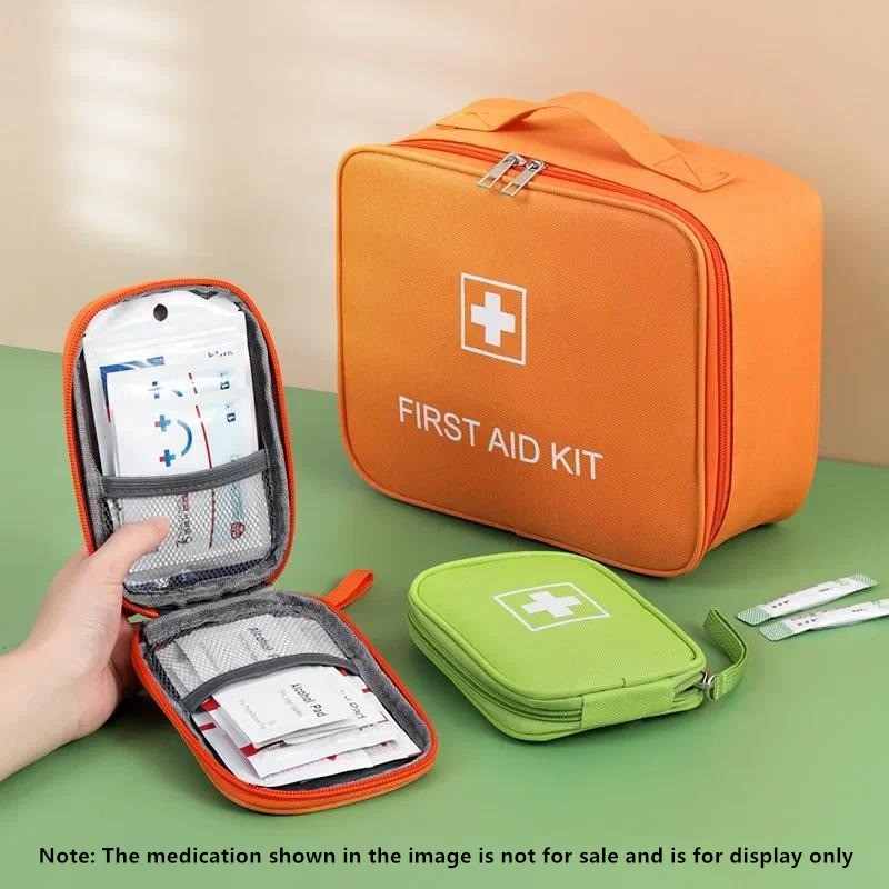 Oxford Cloth Medicine Bags Large Capacity First Aid Items Storage Packages Outdoor Travel Portable M
