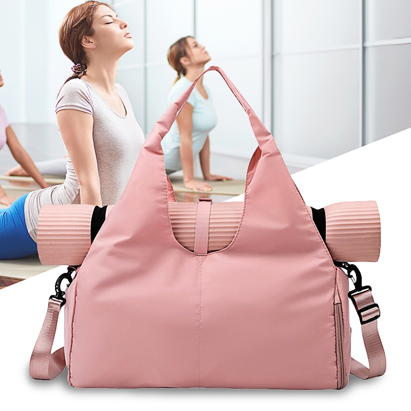 Travel Duffel Bag Gym Sport Fitness Bag with Shoe Compartment Yoga Large Luggage Training Package Sh