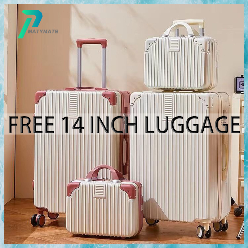 Buy 1 Take 1 Suitcase Luggage 20/24/28inch Boarding Trolley Case Anti-Theft 360 ° Universal wheel Lu