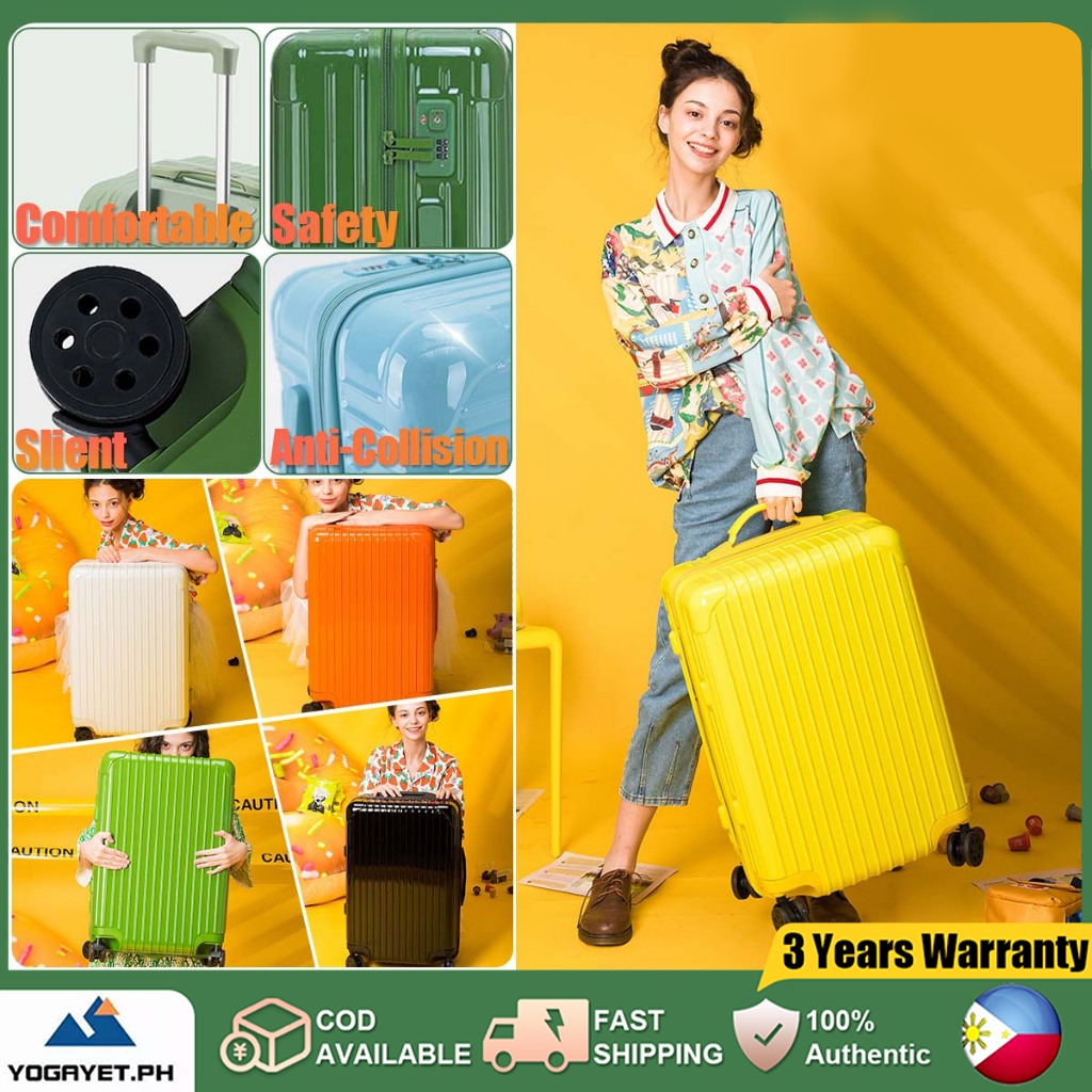 YOGAYET 20"/24"/28" Fashion Lightweight Luggage Candy-Colored Series Carry On Luggage Suitcase Anti-
