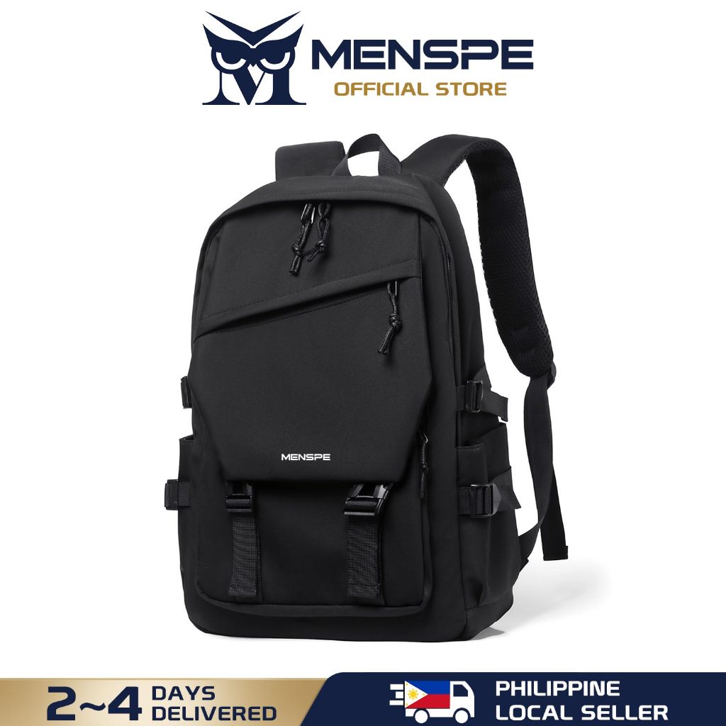 MENSPE Men Backpack Laptop Backpack Waterproof Travel Backpack Business Bag College Casual Shoulder