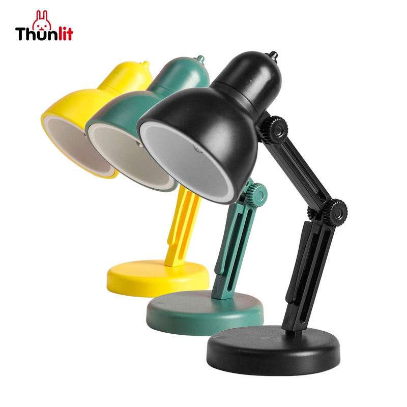 Thunlit Mini Table Lamp Magnetic Portable Cute DIY Night Light Student Reading Book Lamp Desktop Dec