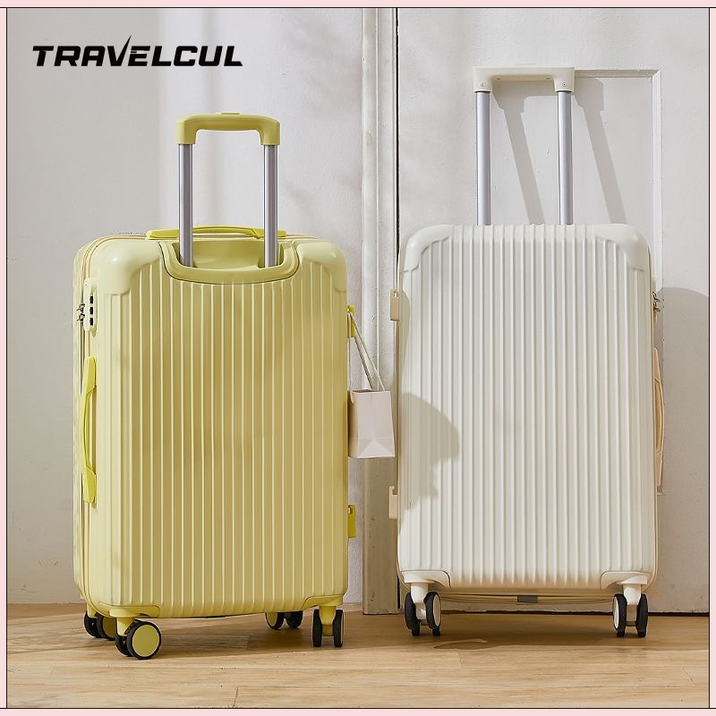 TRAVELCUL Hand Carry Luggage Suitcase 20/24inch Fashion Luggage Travel Bag Combination Lock Luggage
