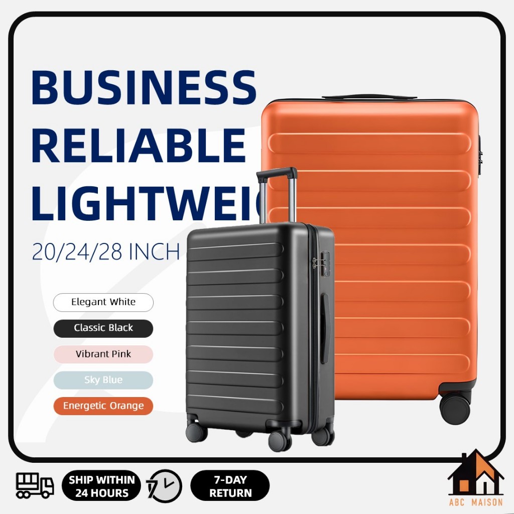 ABC MAISON 20/24/28 Inch Lightweight Suitcase Hand Carry Luggage Business Luggage Travel Bag TSALock