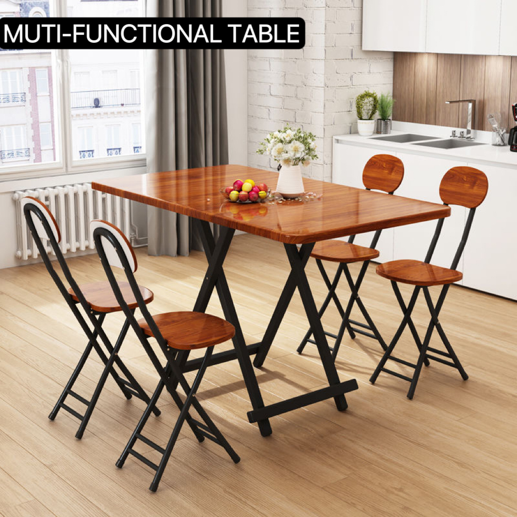 Foldable Table Household Dining Table Simple Modern Folding Computer Table Camping Picnic Table