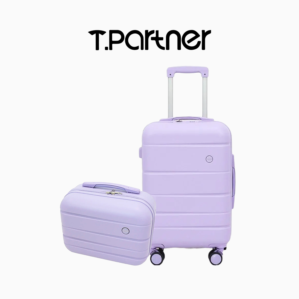[Falling Resistant] ECO SERIES (14"+20") Strong Luggage 4 Wheels 360 Rotation Lightweight Waterproof