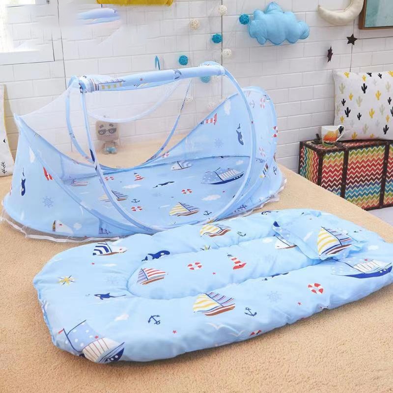 Baby Foldable Bed Anti Mosquito Net Infant Travel Bed Baby Beach Tent Portable Folding Mosquiton Net