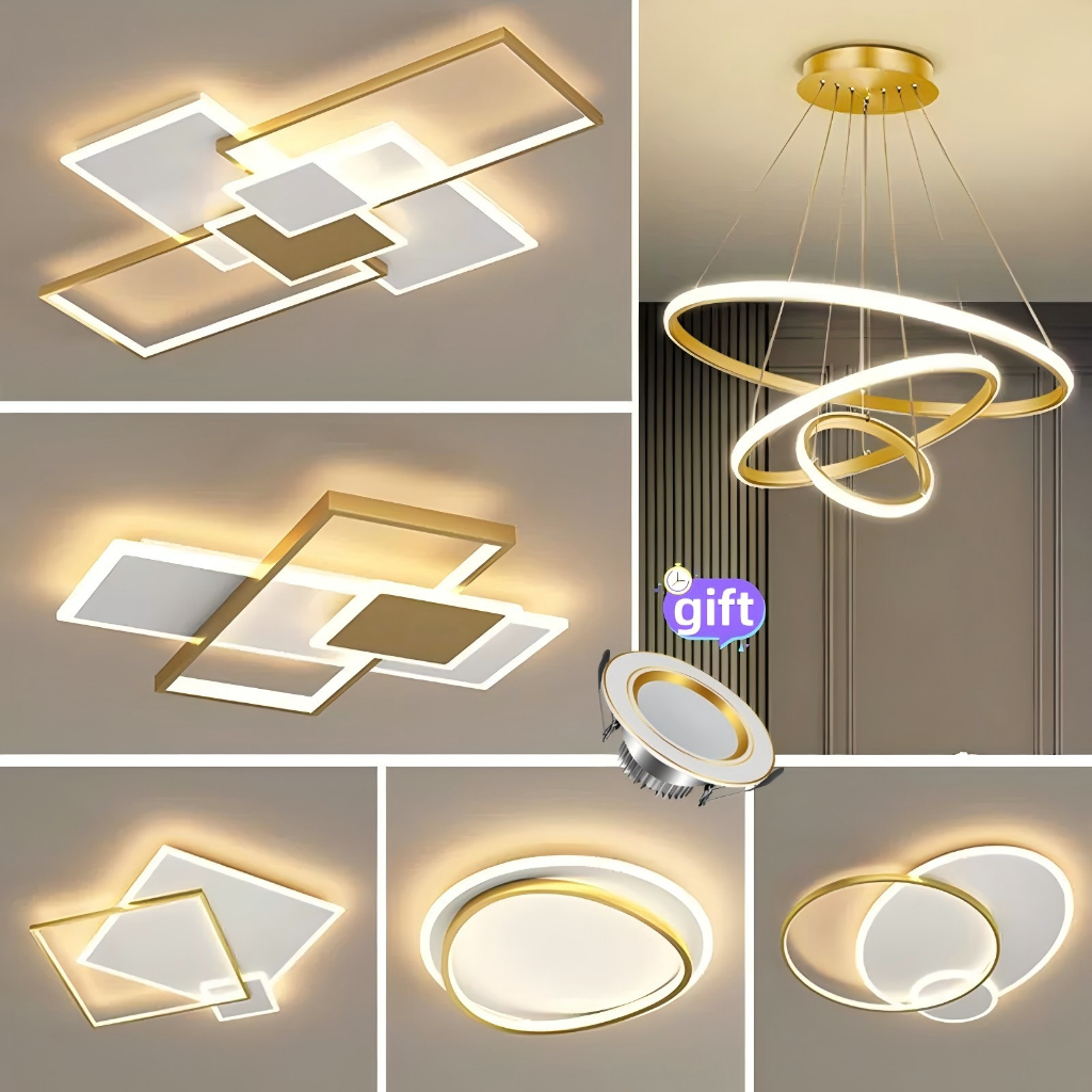 COD LED ceiling light bedroom living room ceiling lights tricolor with remote control ceiling lamp