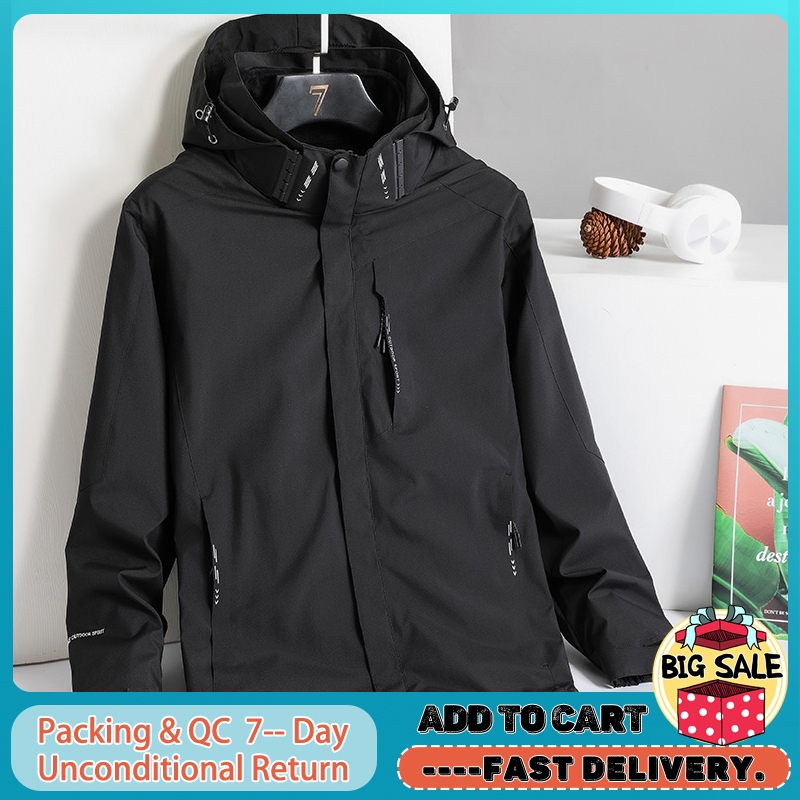 Waterproof Jacket Hiking Light Breathable Unisex Camping Windproof Jacket