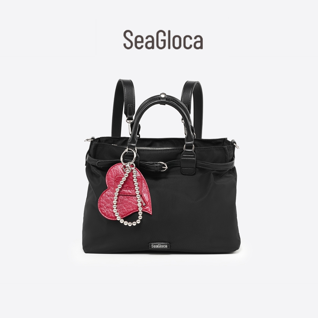 SeaGloca 3-Way with Heart Charm Crossbody Shoulder Backpack Laptop Bag For Woman No 11