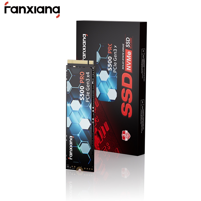 Fanxiang S500pro M.2 NVMe SSD 1TB 256GB 512GB for Laptop PC PCIe 3.0 3500MB/s 3D TLC