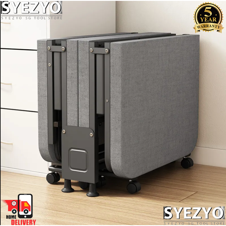 Foldable bed Sofa bed Office Nap Bed Portable Household Simple Bed Reinforced Bed【Free Installation】
