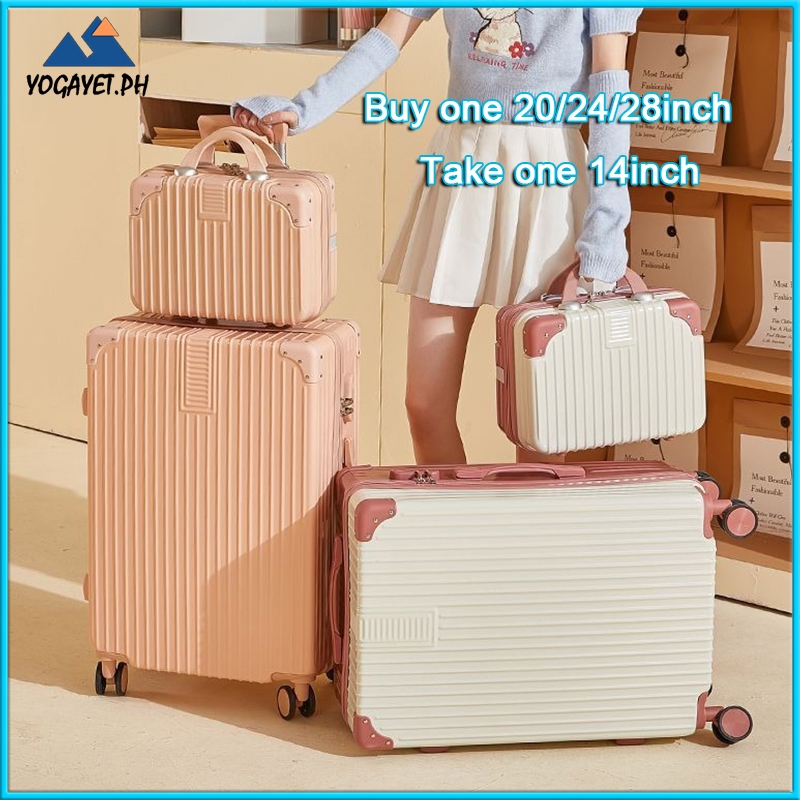 YOGAYET Buy 1 Take 1 Luggage Suitcase 20/24/28 ABS Material Luggage Trolley Luggage Travel Bags
