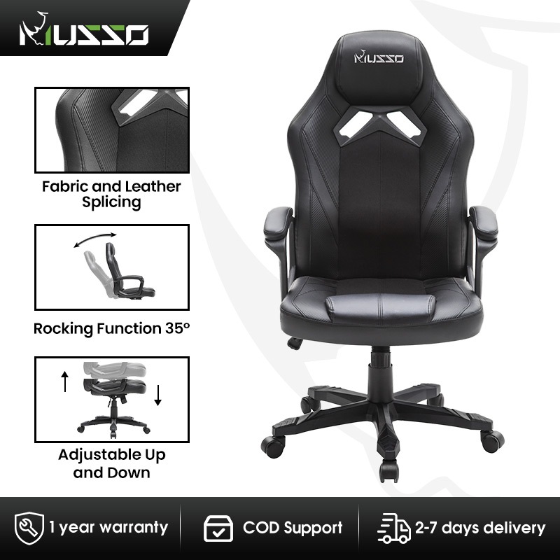 MUSSO Blazer Series 159A Gaming Chair Racing Style Adjustable Ergonomic Gaming Chair