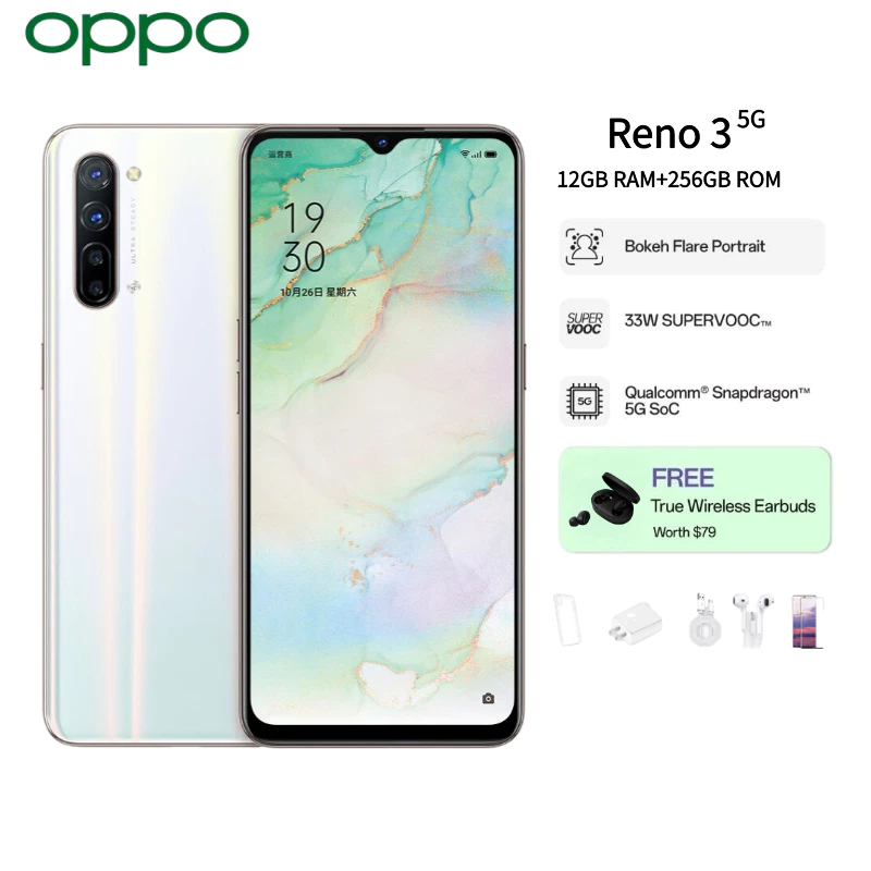 ANDROID - OPPO Reno3 A 本体❗️新品❗️ SIMフリー OPPO Reno3 A A0020P ブラック RAM6GB ROM128GB 新品