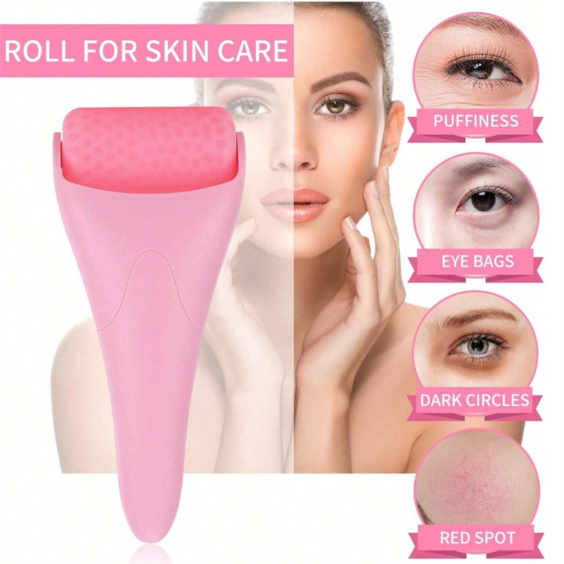 Face Ice Roller Facial Massager Reusable Beauty Ice Roller Facial Contour Roller Face Skin Care Globes Facial Roller