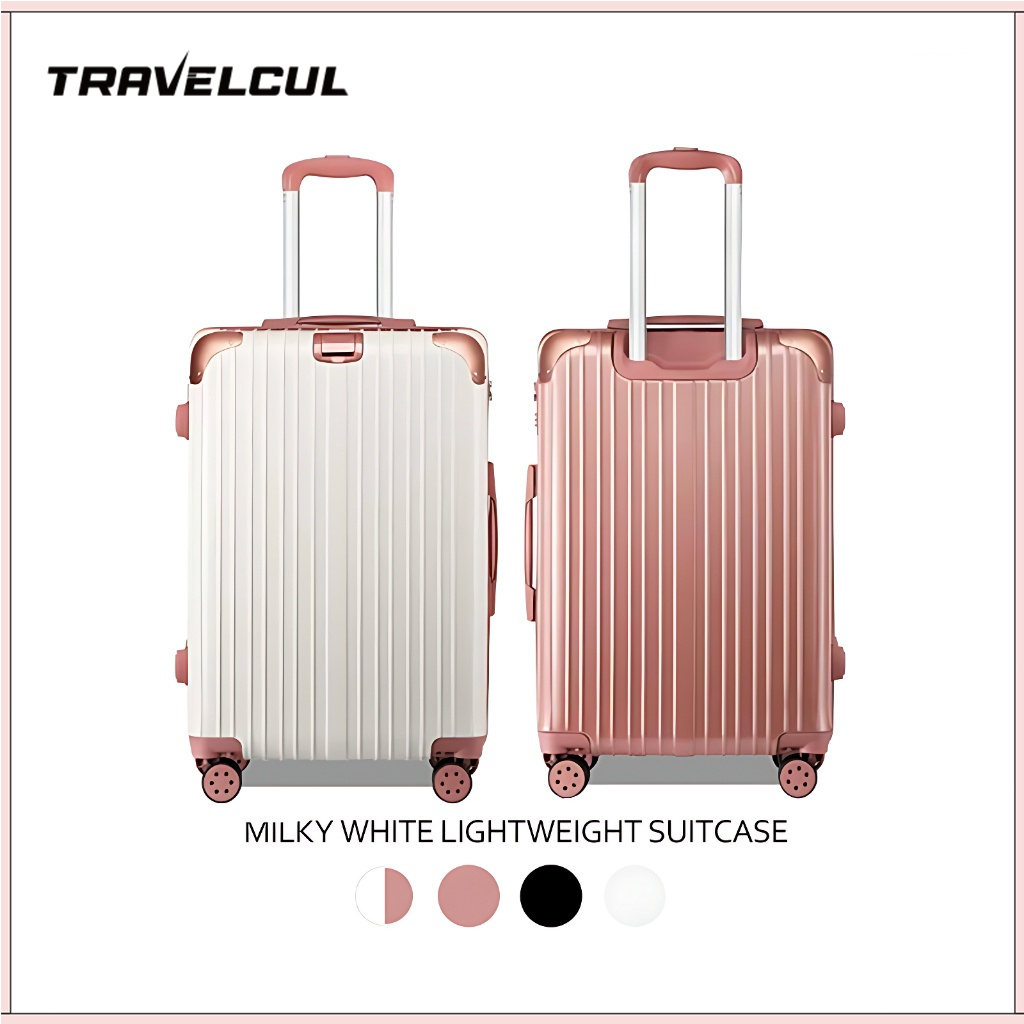 TRAVELCUL 20/24/28inch Luggage Travel Bag Boarding Case Suitcase Lightweight Travel Bag