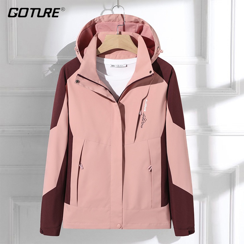 Jacket Women Waterproof Windproof Hiking Clothes Outdoor Breathable Jacket Hiking Jacket