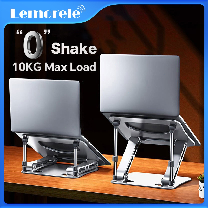 Lemorele Laptop Stand Adjustable Foldable 17.3“ Heavy Duty Gaming Notebook Computer Macbook Holder