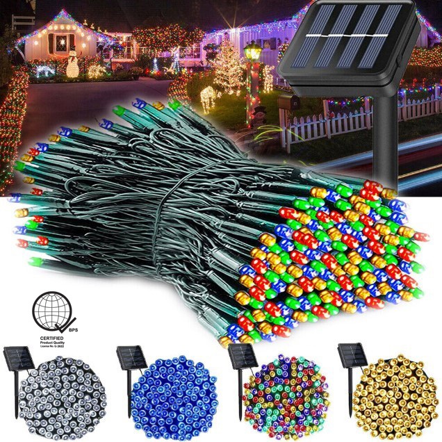 22M 12M 7M 5M 200/100/50/20 LED Outdoor Solar Led String Light Garland Festoon Led Lights Waterproof