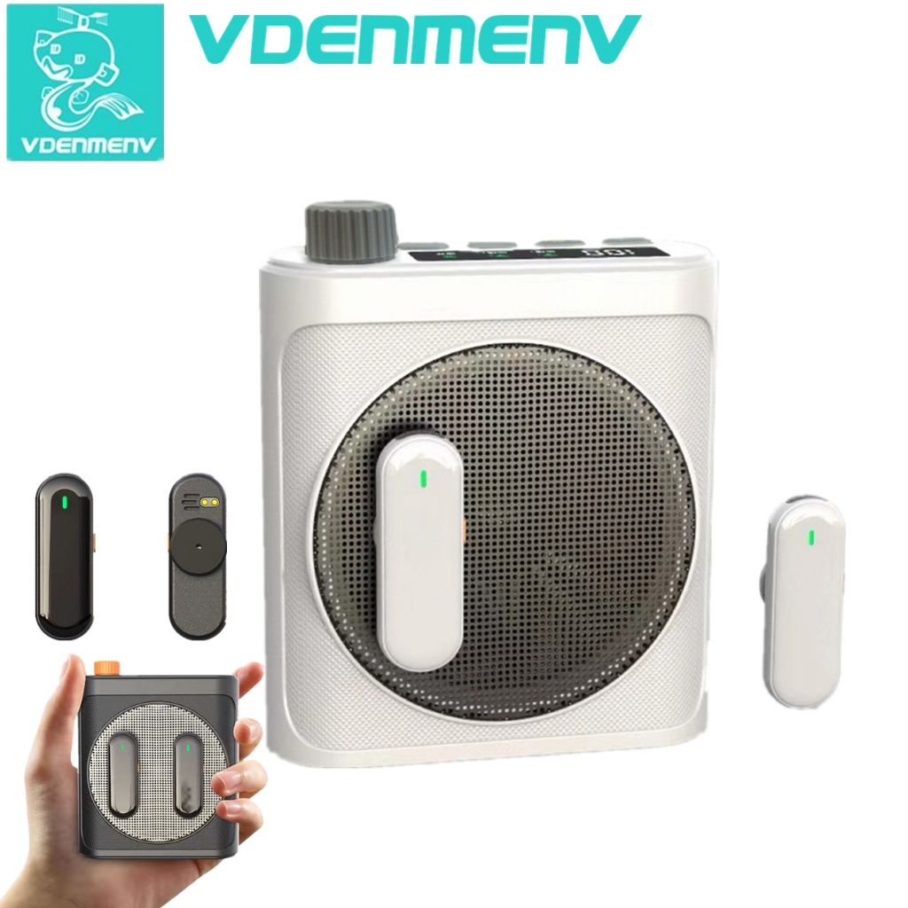 M29 Wireless Lavalier Microphone Speaker Bluetooth 5.0 Portable PA System for Teaching Tour Guide 15