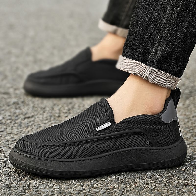 Men's Shoes Slip On Loafers Shoes Black Casual Office School Shoes For Men#FU25