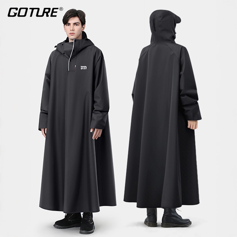 GOTURE Adult Rainproof Poncho Jacket Designed for Cycling and Motorcycles