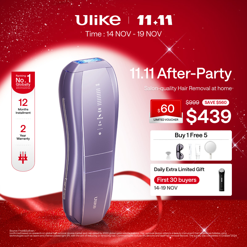脱毛・除毛 Ulike IPL Hair Removal Device Ulike Men's IPL Hair Removal, Dual Lights, SkinSensor, Ice Cooling