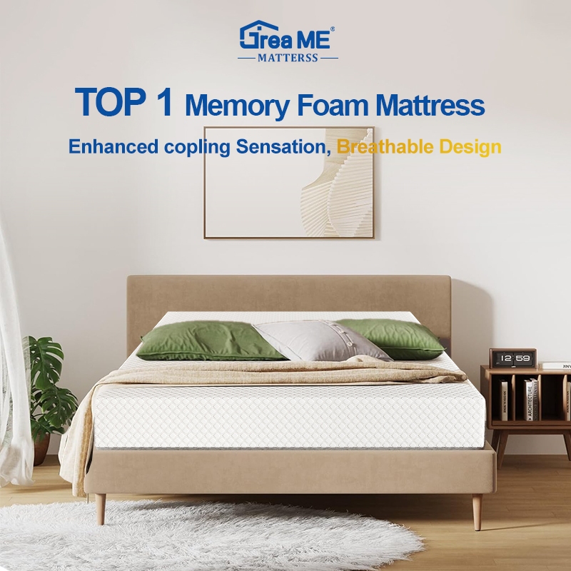Dreame Deep Sleep Memory Foam Mattress Back Care Matress Foam Bed Cool And Breathable Isolates Move