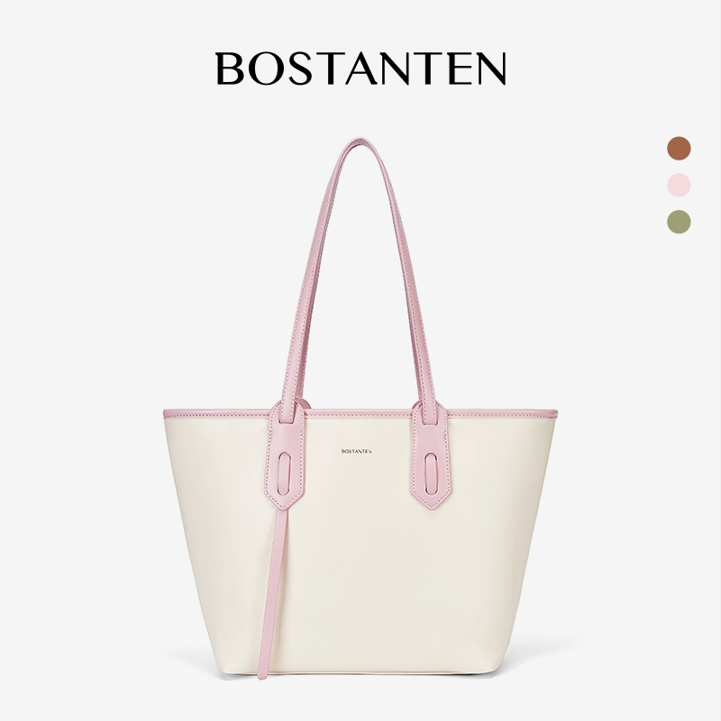 Bostanten Leather Ladies Shoulder Bag Women Tote Bag