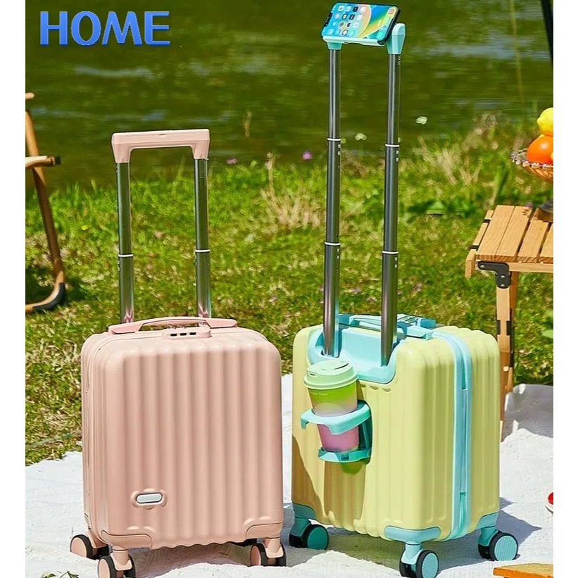 Turqgast 16 Inch Carry On Luggage Airline Approved,Lightweight Hard Shell Luggage,Mixi Suitcase