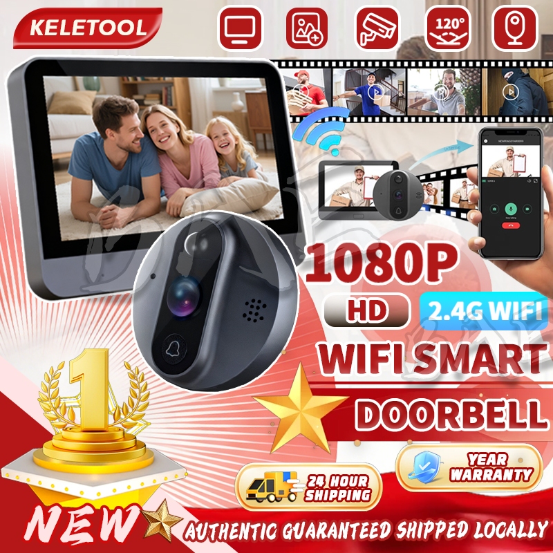 SG1080P WiFi Video Doorbell door bell wireless door bell with camera home smart doorbell Tuya APP Control night vision door bell