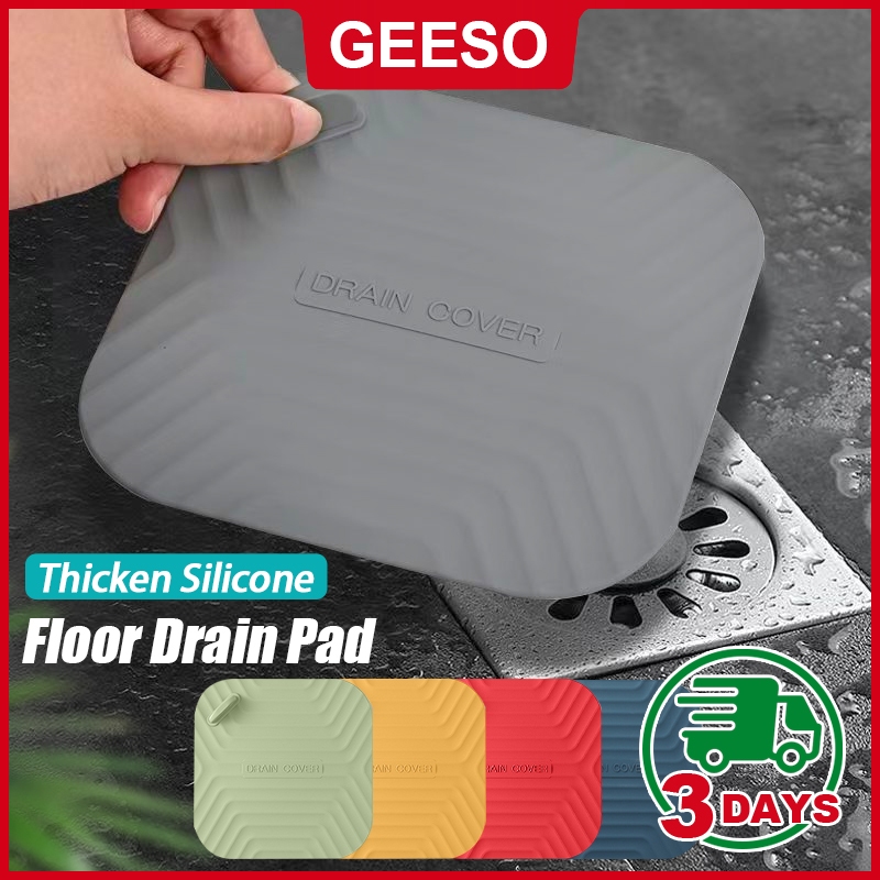 GEESO Silicone Floor Drain Cover Anti-smell Sealing Toilet Floor Drain Deodorant Silicone Cover Anti-insect Drain Cover Penutup Sinki 硅胶地漏盖