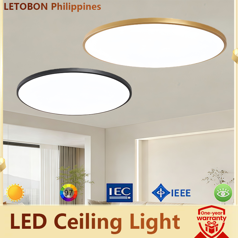 LED Chandelier Ceiling Light 18W/30W/42W 3Color/White Surface LED Lamp Ultra-Thin LED Light for Room