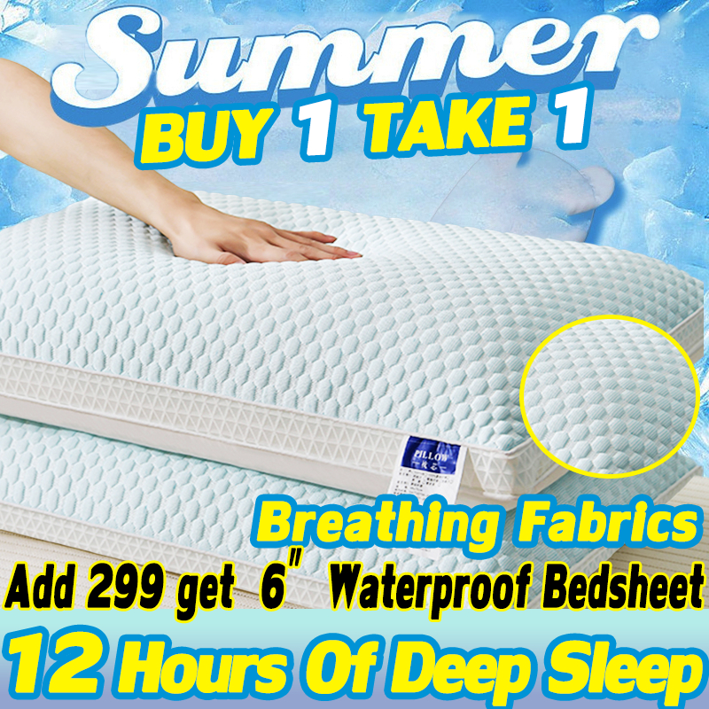 Buy 1 Take 1 Japan Cervical Pillows Ergonomic Extra Large Helps Sleep Fluffy Soft Breathable Orthope