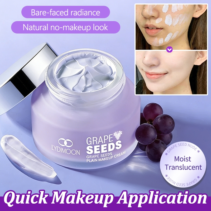 LYDIMOON Tone Up BB Cream 50g Concealer Whitening Tinted Moisturizer Instant Brightening Sweatproof