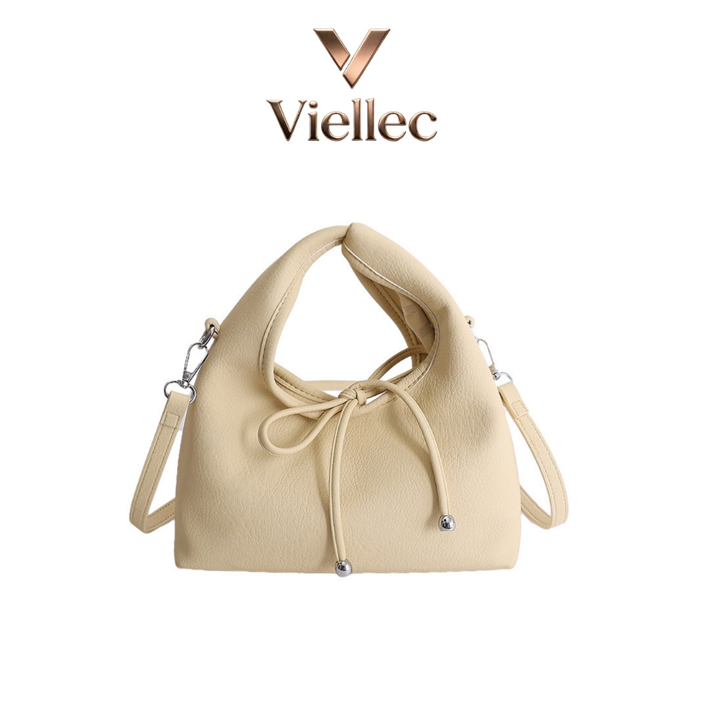 Viellec Túi đeo chéo thư giãn đơn giản 2026 thời trang đi lại túi nhỏ