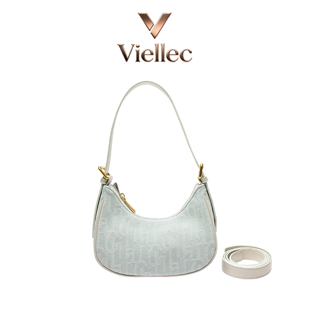 Viellec Túi Xách Nữ Cầm Tay Túi Lưỡi Liềm Nách Mini Thời Trang Du Lịch Hàng Ngày