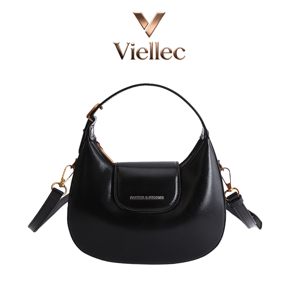 Viellec Túi Đeo Vai Nữ Cao Cấp Da Dầu Sáp 2026 Phong Cách Mới Để Xách