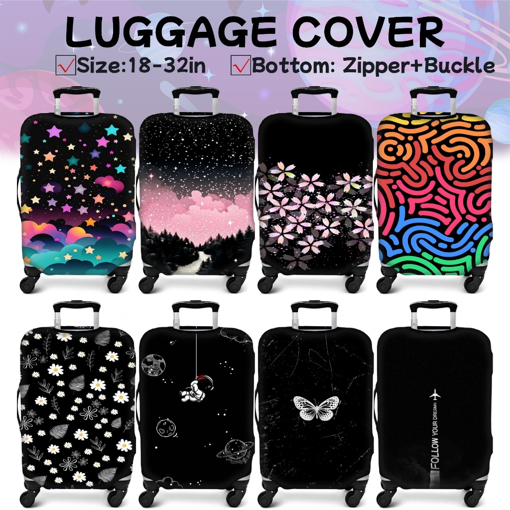 Hotravel Luggage Cover Protector Elastic Suitcase Protective Cover Dust Proof Case