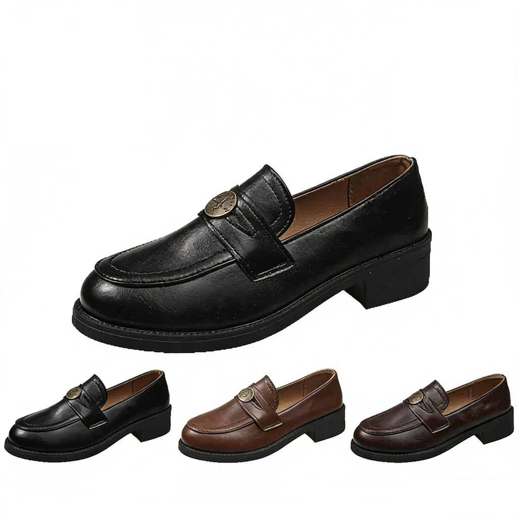 IJ Women Loafers Retro Style Elegant Casual Shoe For Footwear#WX117