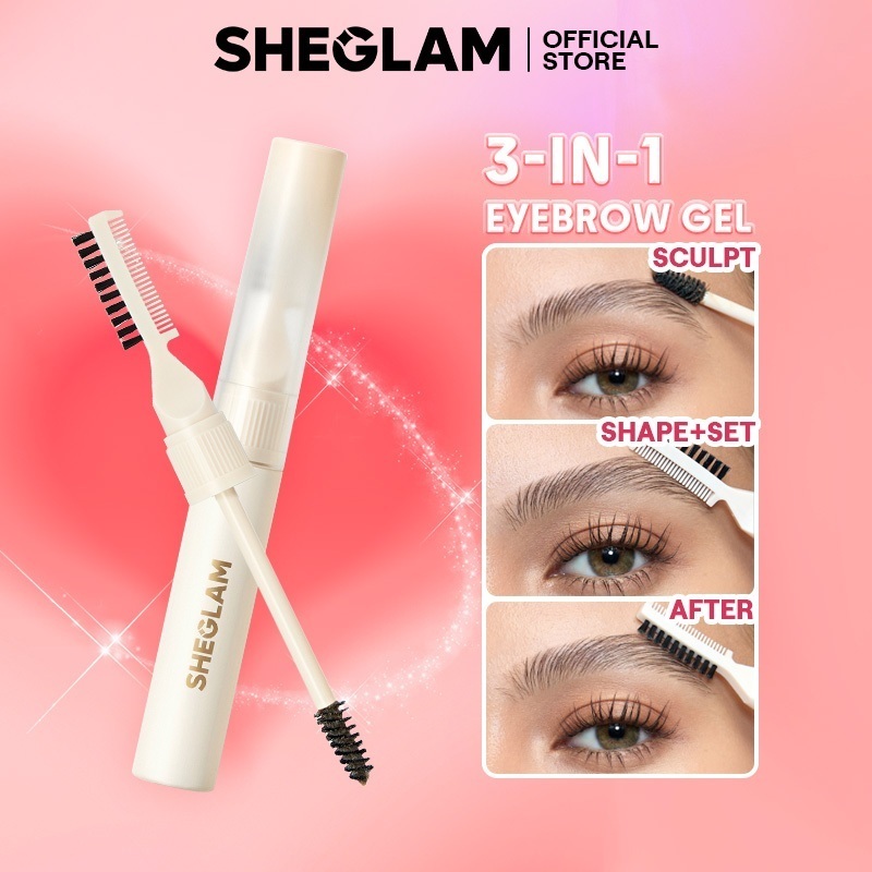 SHEGLAM Save It 3-in-1 Laminating Brow Gel Long-Lasting Waterproof Lightweight Brow Setter Eyebrow