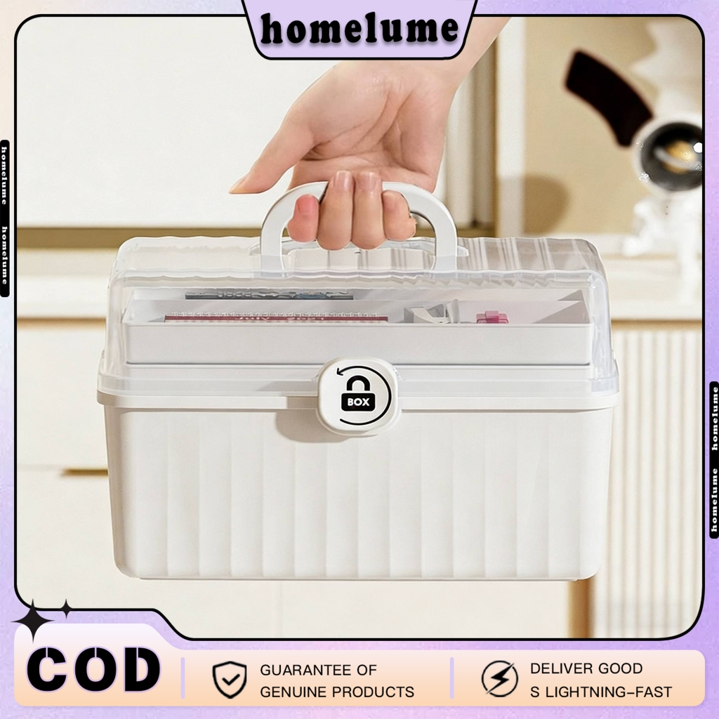 Medicine organizer Box Travel Family Medicine Multipurpose First Aid Kit Storage Box