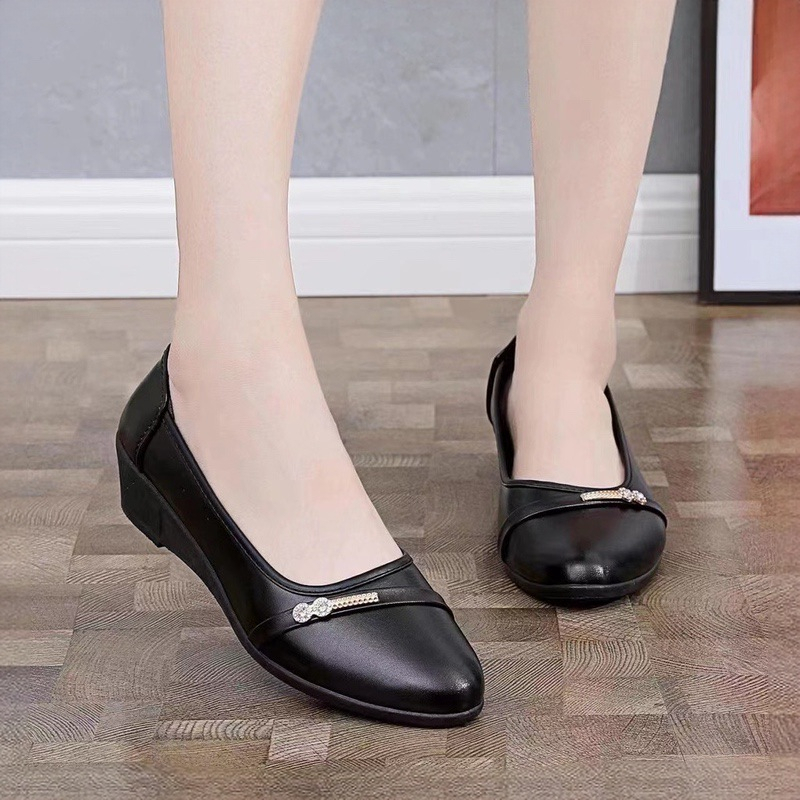 【New Arrival】Boutique Women's Black Korean Fashion Office Loafers for Women