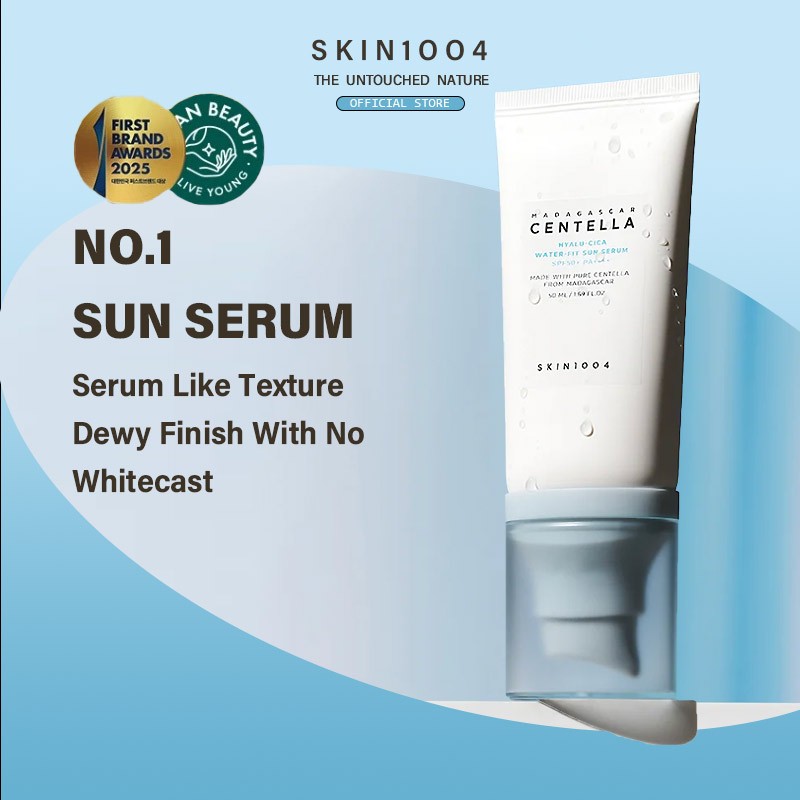 SKIN1004 Madagascar Centella Hyalu-Cica Water-Fit Sun Serum SPF50+ PA++++ 50ml Deeply moisturize, Re