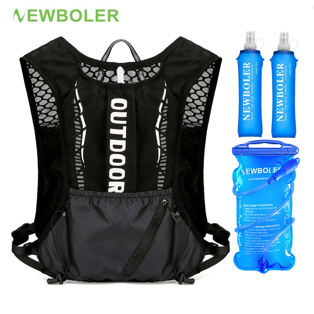【Ship From PH】Newboler 5L Bike Hydration Backpack Lightweight Breathable Running Vest Waterproof Out